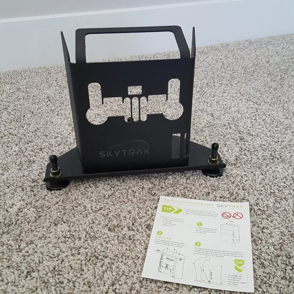 SKYTRAK Launch Monitor - Golf Simulator + Metal Protective Case Housing